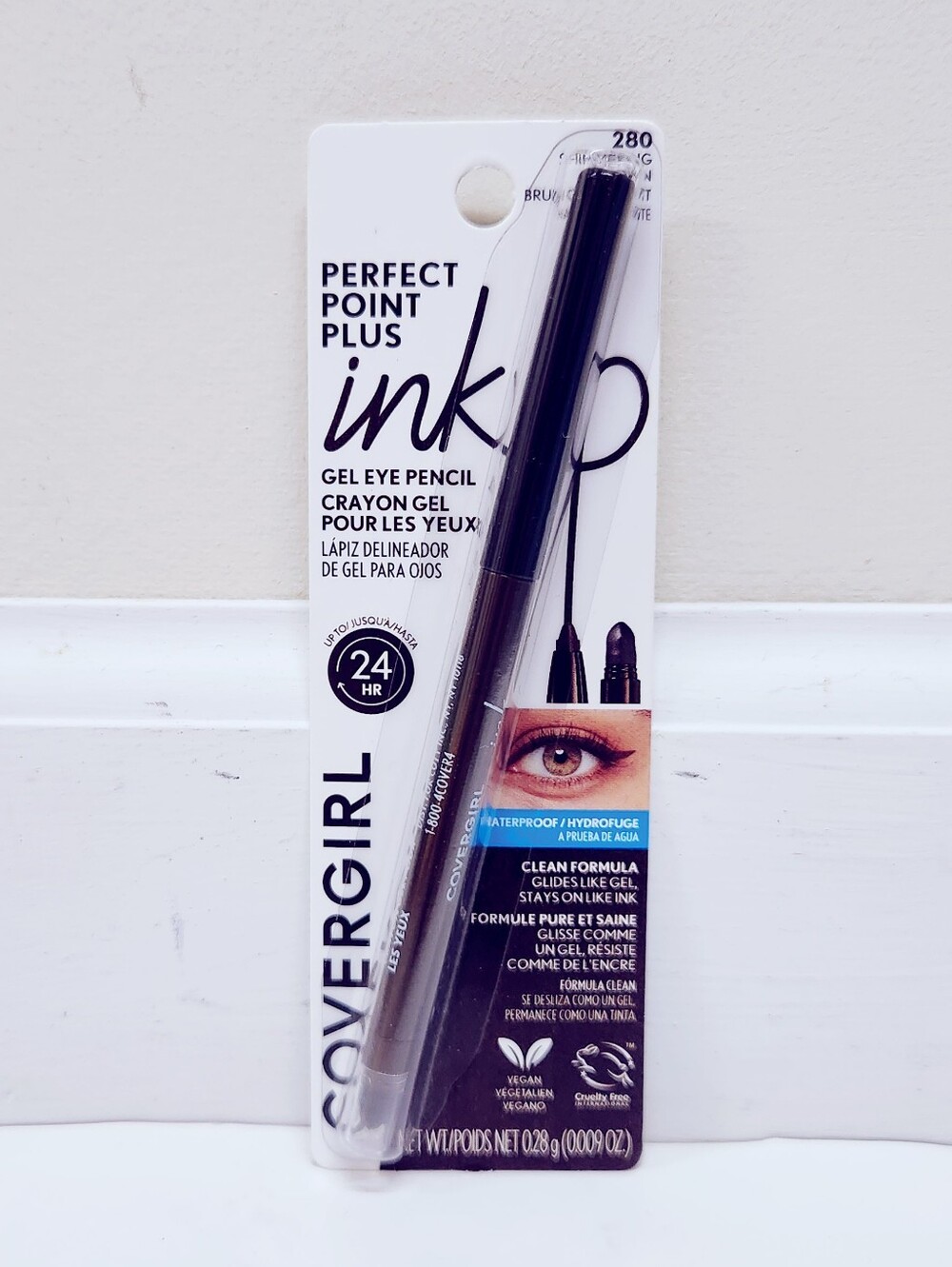 ⭐4/$15 Covergirl Perfect Point Plus Ink Gel Eye Pencil Shimmering Brown